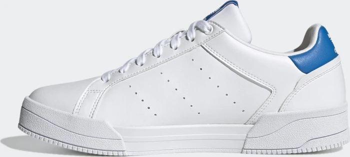 adidas Court Tourino cloud white/core black/shock blue