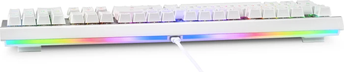 Sharkoon Skiller SGK40 White, LEDs RGB, Huano RED, USB, DE