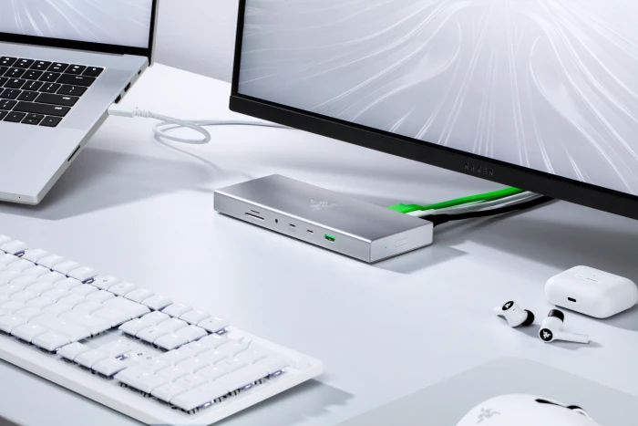 Razer USB 4 Dock, weiß, EU, USB4 [Buchse]