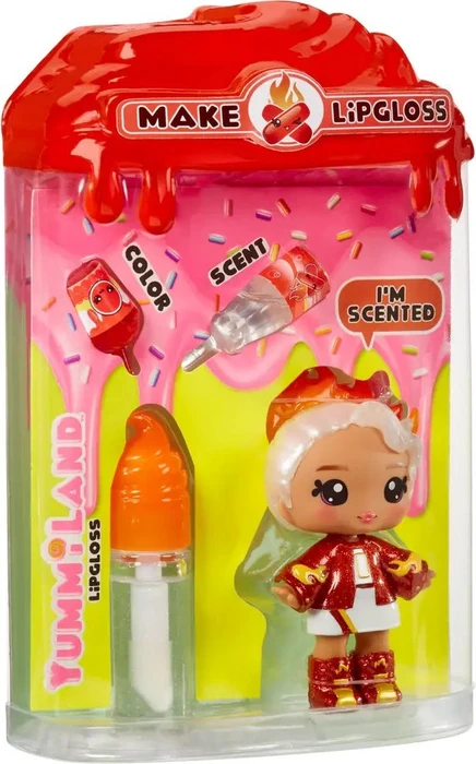 MGA Entertainment Yummiland - Lipgloss Doll - Amber Cinnamon