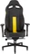 Corsair T2 Road Warrior Gamingstuhl, schwarz/gelb Vorschaubild