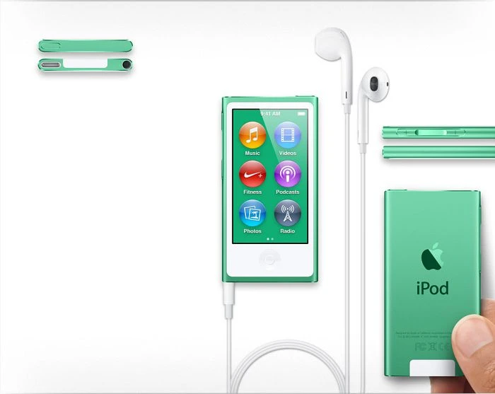 Apple iPod nano 16GB grün [7G]