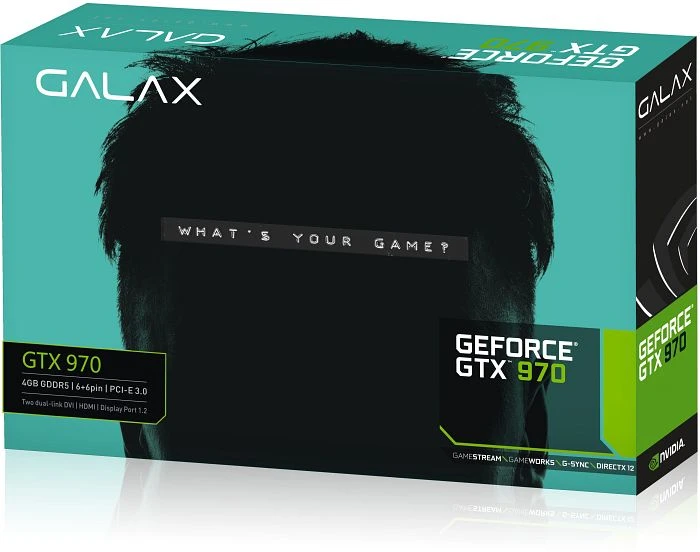 KFA2 GeForce GTX 970 [Blue PCB], 4GB GDDR5, 2x DVI, HDMI, DP