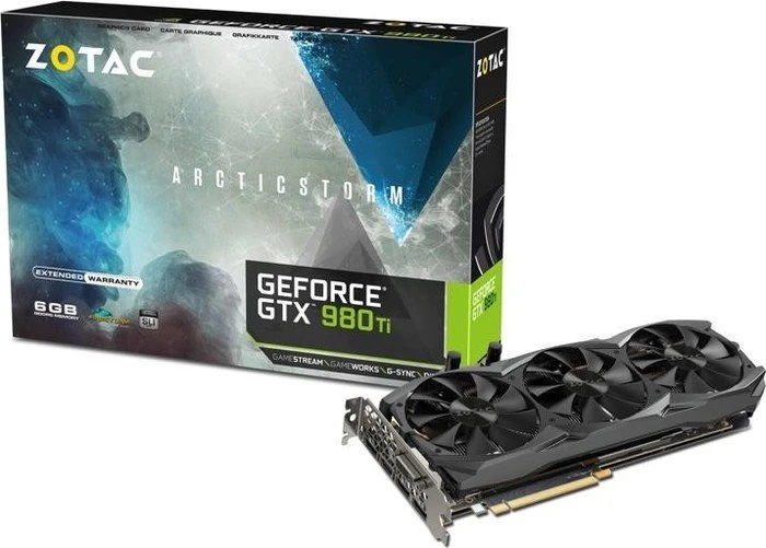 Zotac GeForce GTX 980 Ti ArcticStorm, 6GB GDDR5, DVI, HDMI, 3x DP