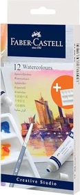 Faber-Castell Aquarellfarbe inkl. Mischpalette, 12 Farben