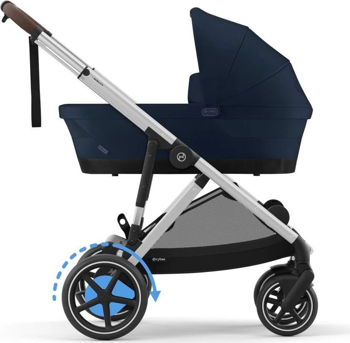 Cybex e-Gazelle S Silver Frame ocean blue 2024