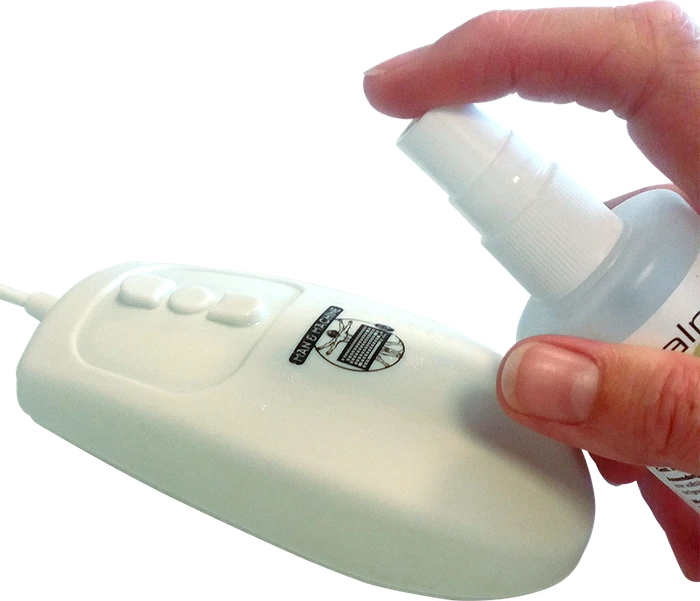 Man & Machine Mighty Mouse 5 medizinische Silikonmaus, weiß, USB