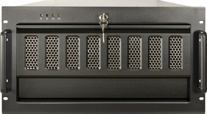 Inter-Tech IPC 6U-6606, grau, 6HE, ATX