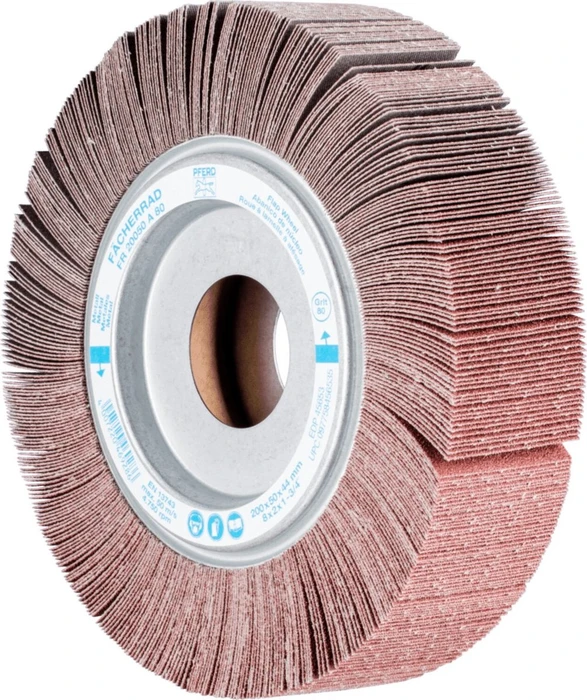 Pferd FR 20050/44.0 A 80 Lamellenschleifwalze K80, 200x50mm, 2 Stück