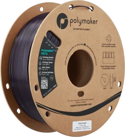 Polymaker PolyLite PETG, Dark Purple, Spule, 1.75mm, 1.00kg