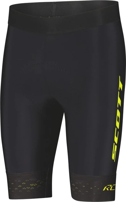 Scott RC Pro+++ Fahrradhose kurz black/sulphur yellow (Herren)