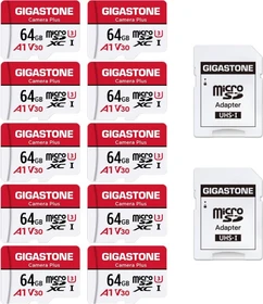 Gigastone Camera Plus R95/W35 64GB Kit, UHS-I U1, A1, Class 10, 10er-Pack