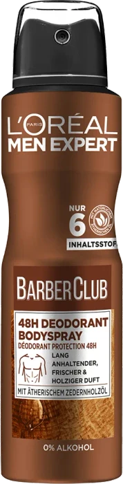 L'Oréal Men Expert Barber Club Deodorant Spray, 150ml