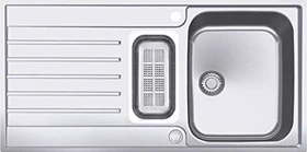 Franke Argos AGX 251 G Einbau Becken rechts mit Ablauffernbedienung edelstahl