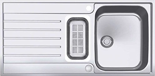 Franke Argos AGX 251 G Einbau Becken rechts mit Ablauffernbedienung edelstahl