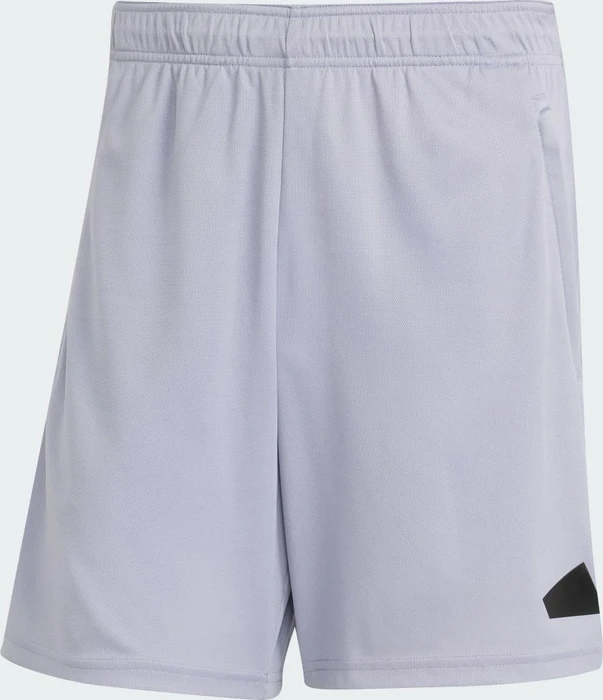 adidas Train Essentials Logo Training Trainingshose kurz silver violet/black (Herren)