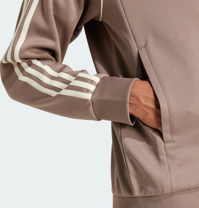 adidas Adicolor Classics SST Originals Trainingsjacke trace brown (Herren)