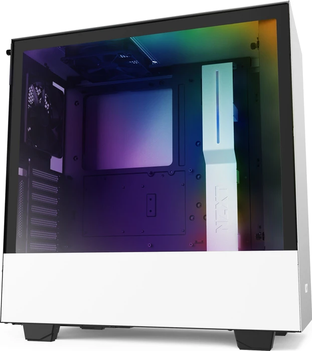 NZXT H510i, weiß, Glasfenster