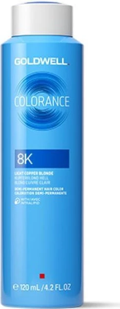 Goldwell Colorance Demi-Permanent Hair Color Haartönung 8K light copper blonde, 120ml