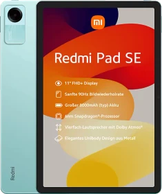 Xiaomi Redmi Pad SE, Mint Green, 4GB RAM, 128GB
