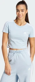 adidas Essentials 3-Streifen T-Shirt kurzarm wonder blue (Damen)