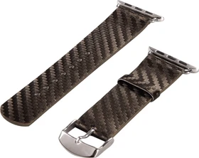 Hama Uhrenarmband Carbon für Apple Watch 42mm braun