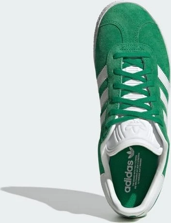adidas Gazelle green/cloud white/gold metallic (Junior)