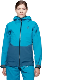 Black Diamond Recon Stretch Ski Shell Skijacke azul/azurite (Damen)