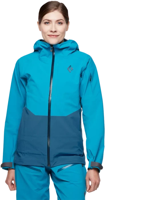 Black Diamond Recon Stretch Ski Shell Skijacke azul/azurite (Damen)
