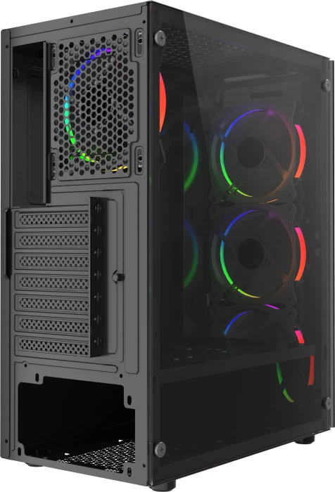 Gembird Fornax 1500RGB Black, Acrylfenster