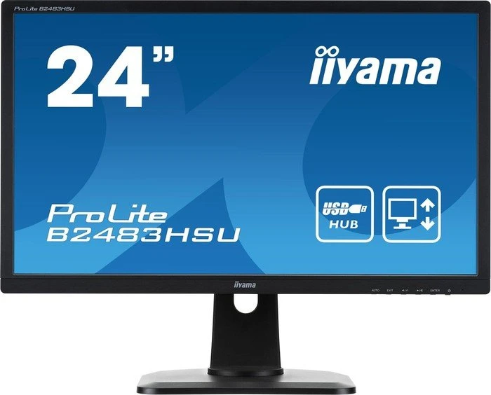 iiyama ProLite B2483HSU-B1DP, 24"