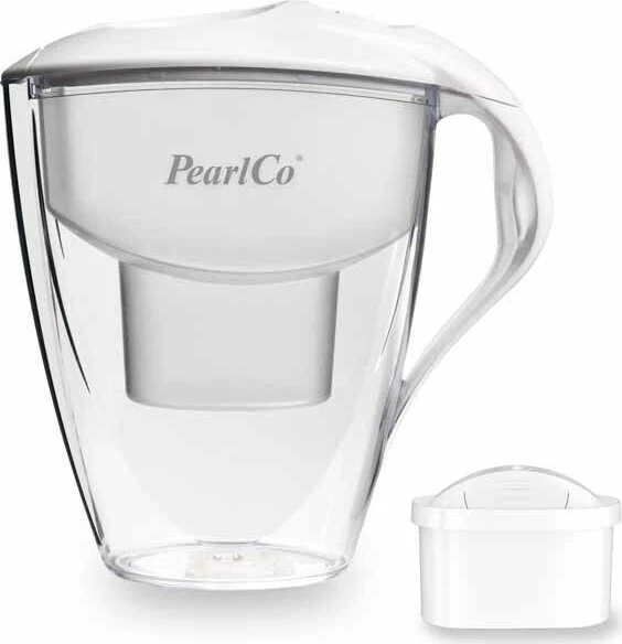 PearlCo Astra Tischwasserfilter inkl. Kartusche Universal unimax weiß