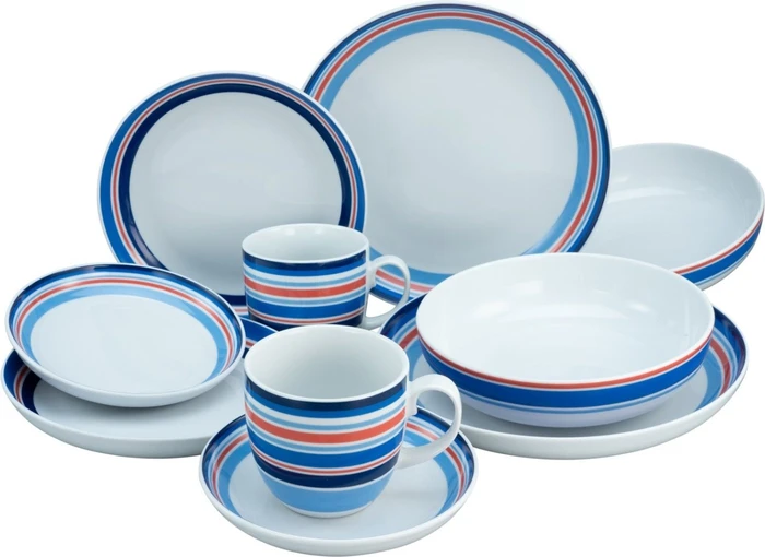 CreaTable AllRound Coast Line Kombiservice, 10-tlg. (22901)