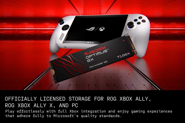 SanDisk Optimus GX 7100X 2TB, M.2 2280 / M-Key / PCIe 4.0 x4