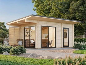 Palmako Cecilia 14.2m² Gartenhaus natur
