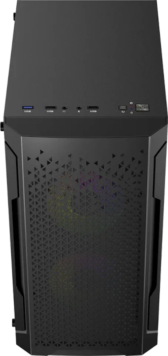 Logic Concept Aramis ARGB Mini Black, Glasfenster