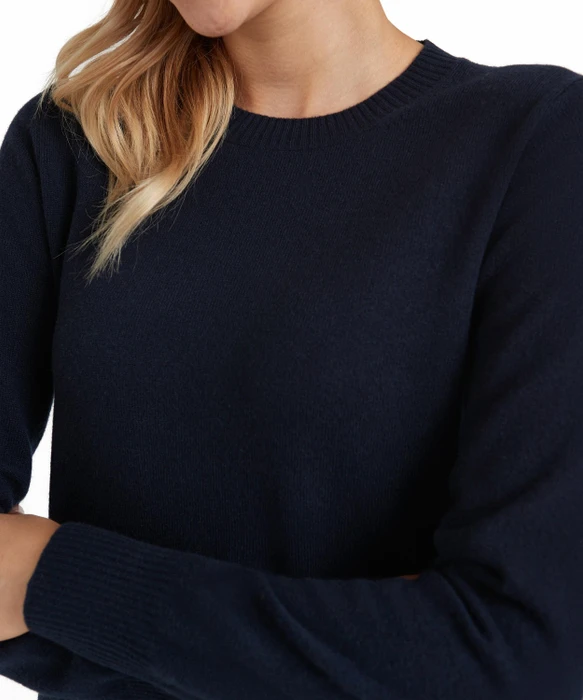 Falke Luxury Rundhals Pullover space blue (Damen)