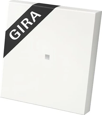 Gira Wippe mit Kontrollfenster, reinweiß glänzend
