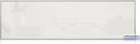 infraNomic Frame-Line Infrarotheizung 120x35cm weiß