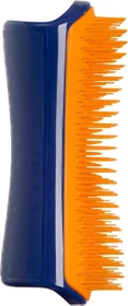 PET Teezer Detangling & Grooming Brush, zum Pflegen und Entwirren von feinhaarigem Fell, navy/, orange