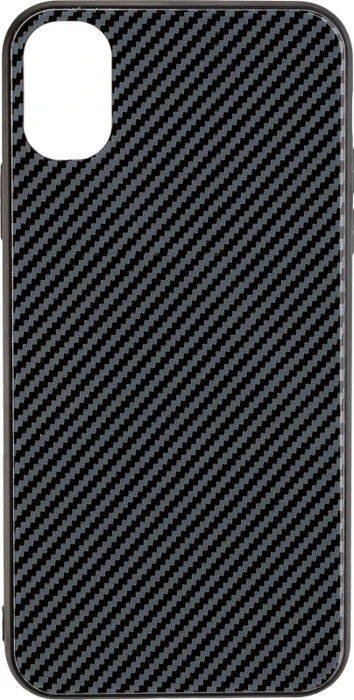 Peter Jäckel Commander Glas Back Cover Carbon Design für Samsung Galaxy A41 schwarz