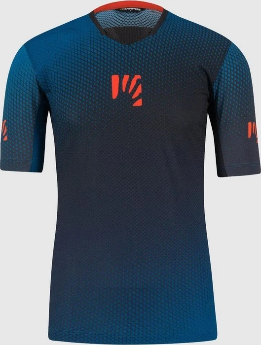 Karpos Val Di Dentro Funktionsshirt kurzarm outer space/black/tangerine (Herren)