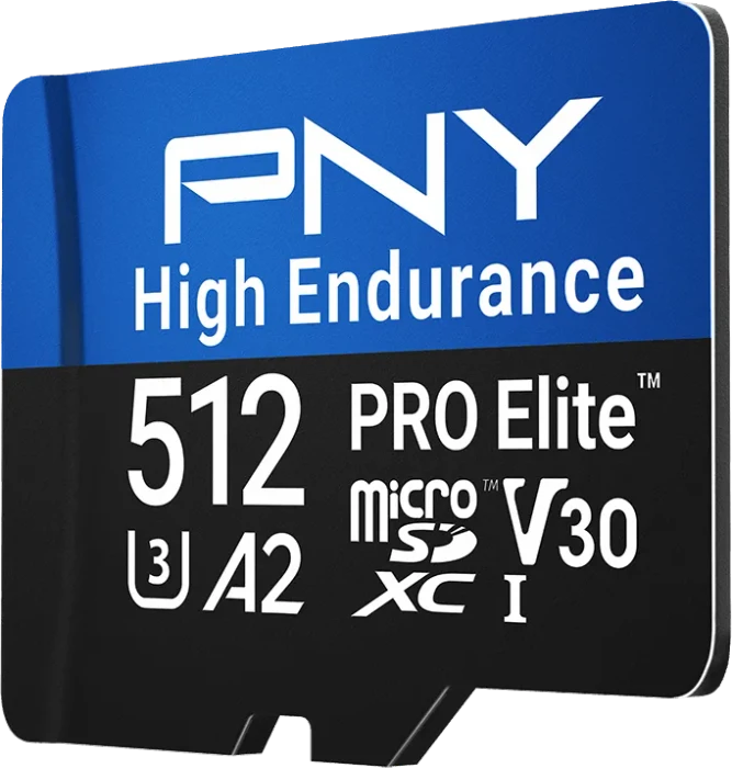 PNY Pro Elite High Endurance R100/W90 512GB Kit, UHS-I U3, A2, Class 10