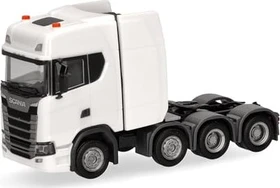 Herpa Scania CS20 Hochdach Schwerlastzugmaschine 4achs 8x4 weiß