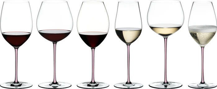 Riedel Fatto A Mano Champagner Weinglas rosa