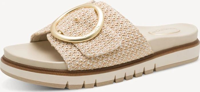 Tamaris Comfort Mule Wide Fit beige (Damen)