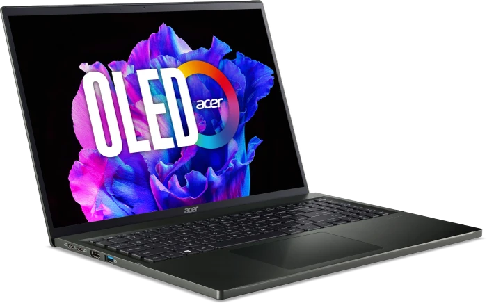 Acer Swift Edge SFE16-44-R7GV, Olivine Black, Ryzen 5 8640U, 16GB RAM, 512GB SSD, DE