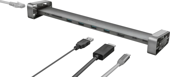 Trust Dalyx 10-in-1 Multi-Port Dock, USB-C 3.0 [Buchse]