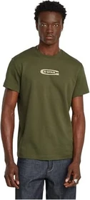 G-Star Old Skool Logo T-Shirt kurzarm shadow olive (Herren)