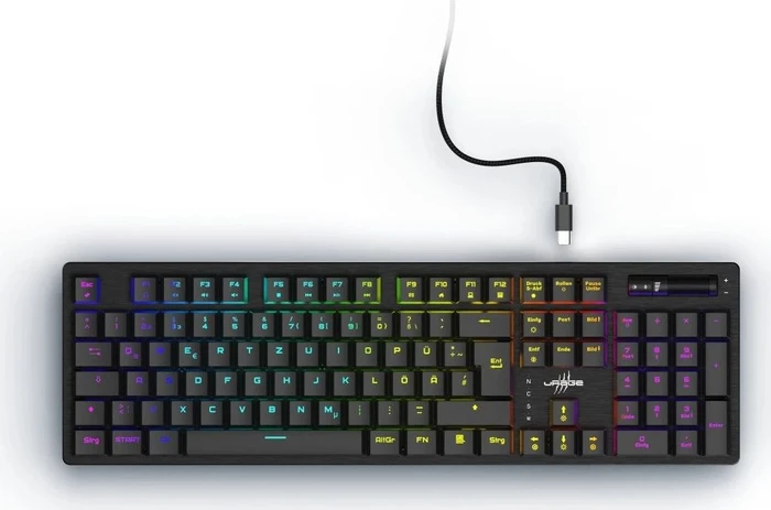 Hama uRage Exodus 910, schwarz, LEDs RGB, KRGD Low Profile RED, USB, DE